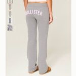 Hollister Logo Graphic Boot Flare Sweatpants Heather Grey Womens Size Large NWT Photo 2
