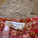 Flynn Skye  red floral blouse L Photo 3