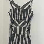 Cozy Casual  Asymmetrical Black and White Dress Photo 5