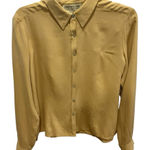 Jones New York Vintage  country classic 100% silk button up long sleeve shirt 10 Photo 0