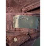 Vince Maroon Stretch Cotton Skinny Jeans Jegging Purple Faux Front Pockets Sz 28 Photo 3