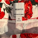 Maeve  The Colette Shorts Red Rose Size 32 Photo 4