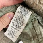 Free People | Tan Sherpa Camouflage Snap Toggle Coat S Photo 7