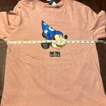 H&M New  Disney Fantasia Mickey Mouse Shirt Womens Medium Pink Summer Cotton‎ Photo 13