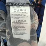 Susan Graver Black Floral Liquid Knit Long Sleeve Tie-Front Shrug Top XL Photo 7