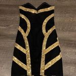 Lipsy strapless sequin trim dress Size 4 Photo 2