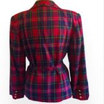 Peter Nygard Vintage Nygard Petite Wool Plaid Blazer Sz 6” Photo 10