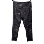 Zyia Active Leggings 12 Reflective Pocket Capri Athletic Running Workout Cycling Black Photo 1