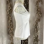 Listicle  Women’s M white Ribbed Twist Front Sleeveless Top Medium‎ Photo 2