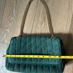 Brooks Brothers  Teal Quilted Shoulder Bag Photo 6