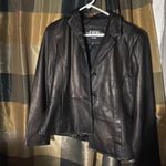 B. Moss Company Leather Leather Jacket Photo 0