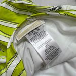 Michael Kors  Womens Limeade Logo Ring Hipster Bikini Bottom Size L Striped New Photo 5