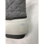 Jessica Carlyle Duck Boots Women's Size 8 White Grey Quilted Lace‎ Up Gray Photo 6