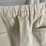 L.L.Bean Classic Fit Curvy Beige Cotton Pants Womens Size 16 Petite Elastic Photo 8