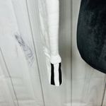 Adidas  Three Stripe Vocal White & Black Cropped Hoodie Sweatshirt Size S Photo 3