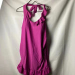 ROMANS SWIM WO ONE PIECE MAGENTA HALTER SWIMSUIT SEE MEASUREMENTS BELOW… Pink Size 22W Photo 1