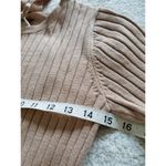 WAYF  Dede X Emily BFF Camel Tan Ribbed  Long Sleeve Sweater Dress Womens Size XS Photo 3