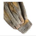 Vintage 70's Sabau Furs Sheared Muskrat Mob Wife OverCoat with Lamp Sleeve Sz L Gray Size L Photo 11