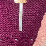 Free People ✨ Pembrook Sz Medium Sweater in Moody Pink Combo Striped Cotton✨ Photo 9