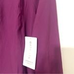 Athleta NWT  • purple salutation half zip jacket sz XL Photo 3