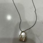 Tiffany & Co. Sterling Silver Padlock Necklace Photo 2