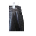 Vakko Vintage Black Genuine Leather Skirt Women's 12 Lined Neiman Marcus Photo 3