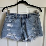 PacSun  Blue High Waisted Denim Festival Shorts Photo 0