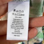 Tahari Women's Colorful 100% Linen Cropped Tee Size XL Photo 4