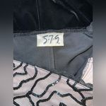 Super Cute Vintage 90s 5*7*9 Black Velvet Mini Dress! Size XS Photo 6