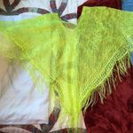 Y2K Knit Shawl Green Photo 0