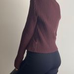 Bandolino Brown Vintage Faux Fur Trim Collar Jacket Photo 2