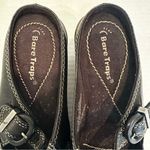 Baretraps Huntley Leather Upper Mules Women's 6.5 Black Buckle Boho Casual NWOT Photo 3