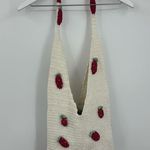 Strawberry Crochet Cross Body Bag Boho Fairycore Red Photo 5