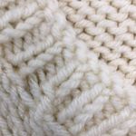 Off white Handmade cable knit deep vneck Cropped sweater size XXL Photo 3