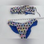 Maaji  Happy Asteracea‎ Halfmoon Strapless Bandeau Bikini Top size medium Photo 6
