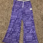 Nba Los Angeles Lakers Purple Sweatpants Large  Brand Cotton Blend Drawstring Photo 0