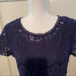 Isaac Mizrahi Live! Blue Lace Blouse Photo 2