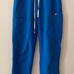 FIGS Royal Blue Yola Skinny High Waisted Scrub Pants Women's size Small Tall Photo 0
