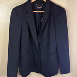 Tahari NWT Black Size 12 One Button Blazer $128 Career Office Wear High Quality Photo 0
