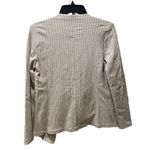 BLANK NYC Denim Pinstriped Cream Jacket Size XS Photo 4