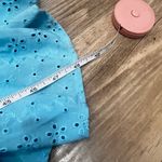 Torrid NWT Maxi Eyelet Strapless Smocked Bodice Denier Dress Blue 2 2X Photo 8