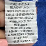 Johnny Was  women’s medium Florence Tunic Dress/top embroidery 100% linen Photo 8