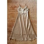 Lush Clothing Lush Mocha Satin Leopard Print Slip Dress Adjustable Straps Size S Photo 9