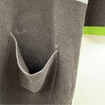 Eliza J  Striped Knit Sweater‎ Dress Women’s Size Medium Green Black Pockets Photo 5