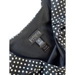 Enfocus Studio Ruffled Pencil Skirt Dress 12 Black White Sleeveless Mob Wife Photo 4