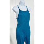 Free People  Womens Movement Ashford Side To Side Performance Jumpsuit Blue Large Photo 4