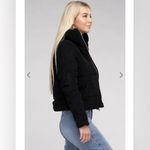 NWT Cozy Corduroy Black Jacket Size Large Photo 5