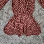 Blue Life  Half Bell‎ Sleeve Wrap Style Romper Red and Yellow Photo 1