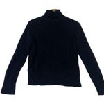 Red Moon 100% Cashmere Black Turtleneck Sweater Size L Stretch Business Career Size L Photo 1