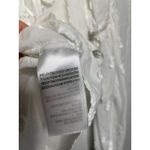 Farm Rio  White Pineapple Embroidered Long Sleeve Boho Blouse Size Large Cotton Photo 6